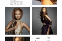 Free Model Comp Card Template: A Professional Tool For Aspiring Models