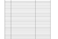 Blank Ledger Template For Financial Recordkeeping