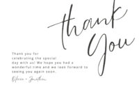 A Formal Template For Crafting Personalized Thank You Notes