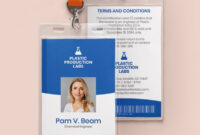 PVC ID Card Template: A Customizable Design For Professional Identification