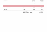 Free Roofing Invoice Template: A Professional Tool For Accurate Billing