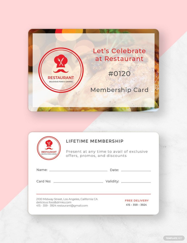 Simple Membership Card Template in InDesign, PSD, Pages, Publisher