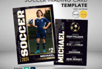 Soccer Trading Card Template: A Standardized Design For Collectibles