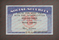 Standard Form SS-5: Application For A Social Security Card