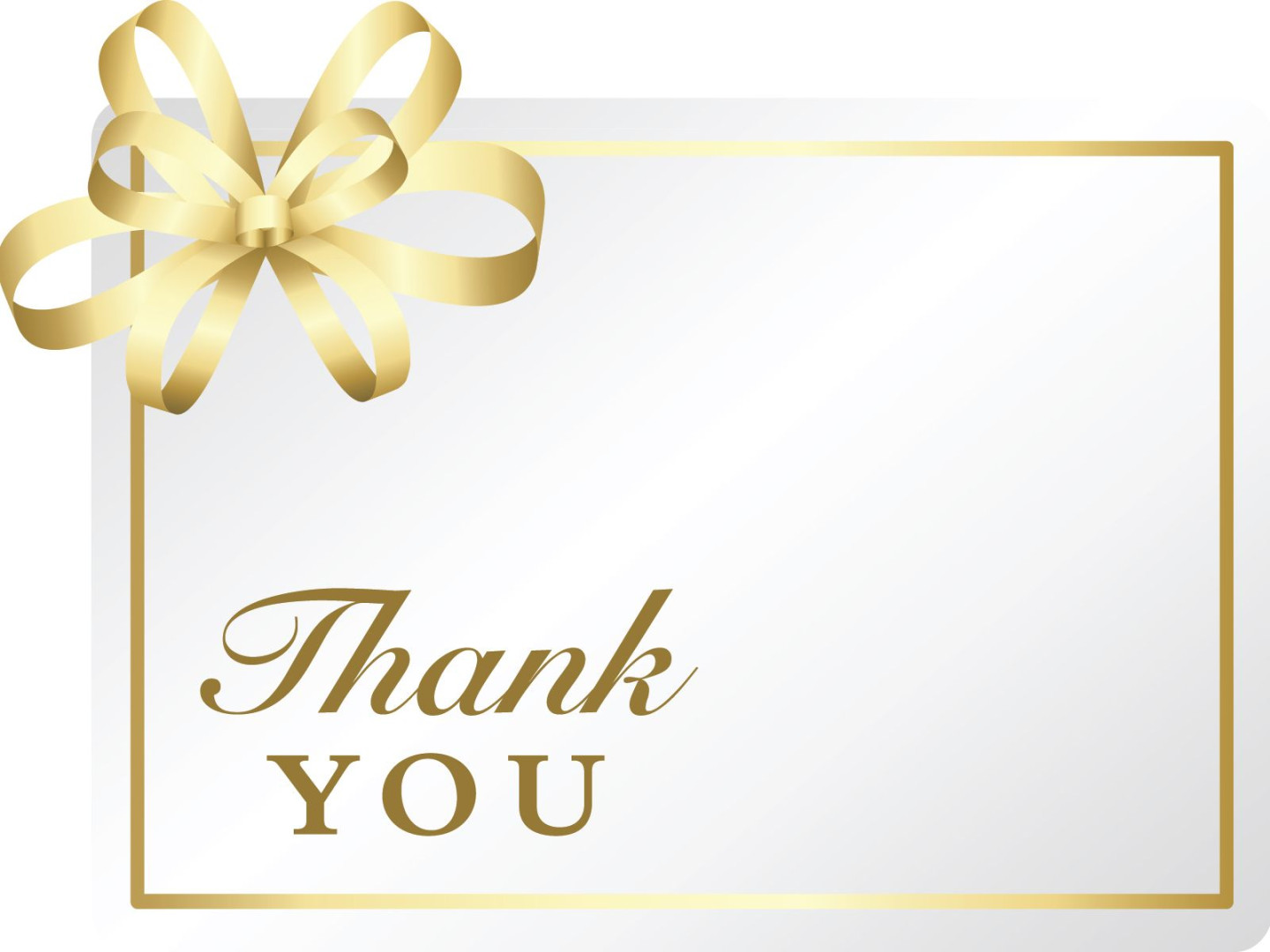 Thank You Powerpoint Templates - Holidays, Silver, White, Yellow