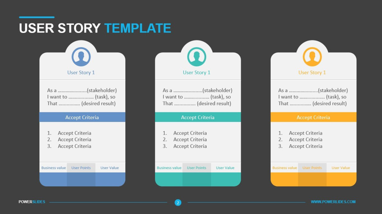 User Story Template  Download Agile PPT  Powerslides™