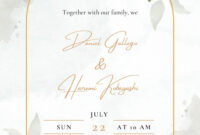 Elegant Templates For Formal Wedding Invitations