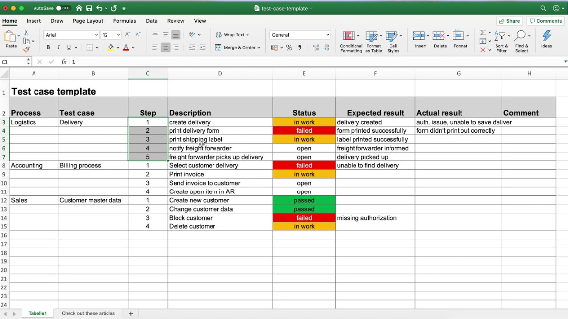 A Proven Test Plan Template for Software Testing (Excel