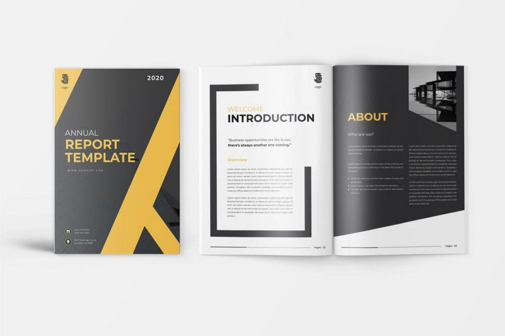 + Annual Report Templates (Word & InDesign)   Design Shack