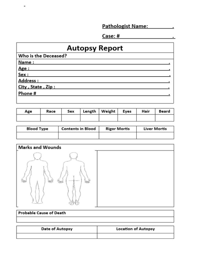 Autopsy Report  PDF