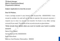 Account Closure Letter Template: A Formal Notice Of Termination