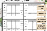 Nursing Assistant Report Sheet Templates: A Comprehensive Guide