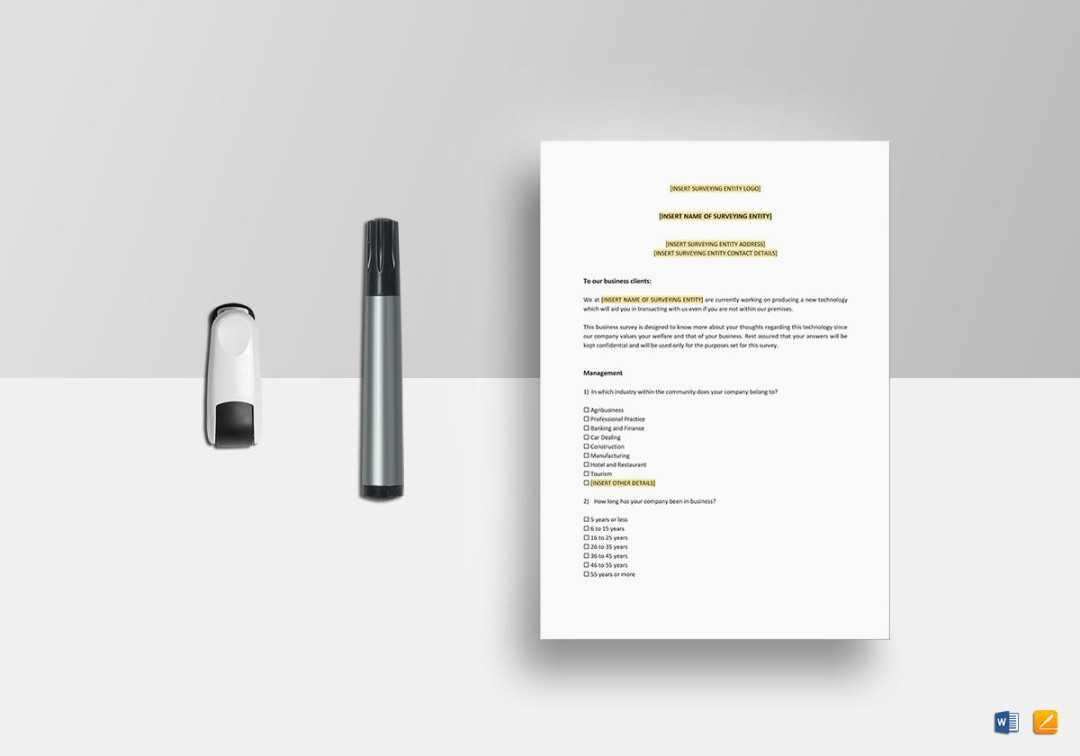 Customer Visit Report Template in Word, Apple Pages