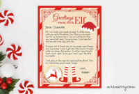 A Formal Welcome Letter For The Arrival Of Elf On The Shelf