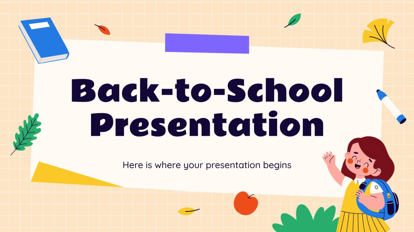 Free Back to School Google Slides themes and PPT templates