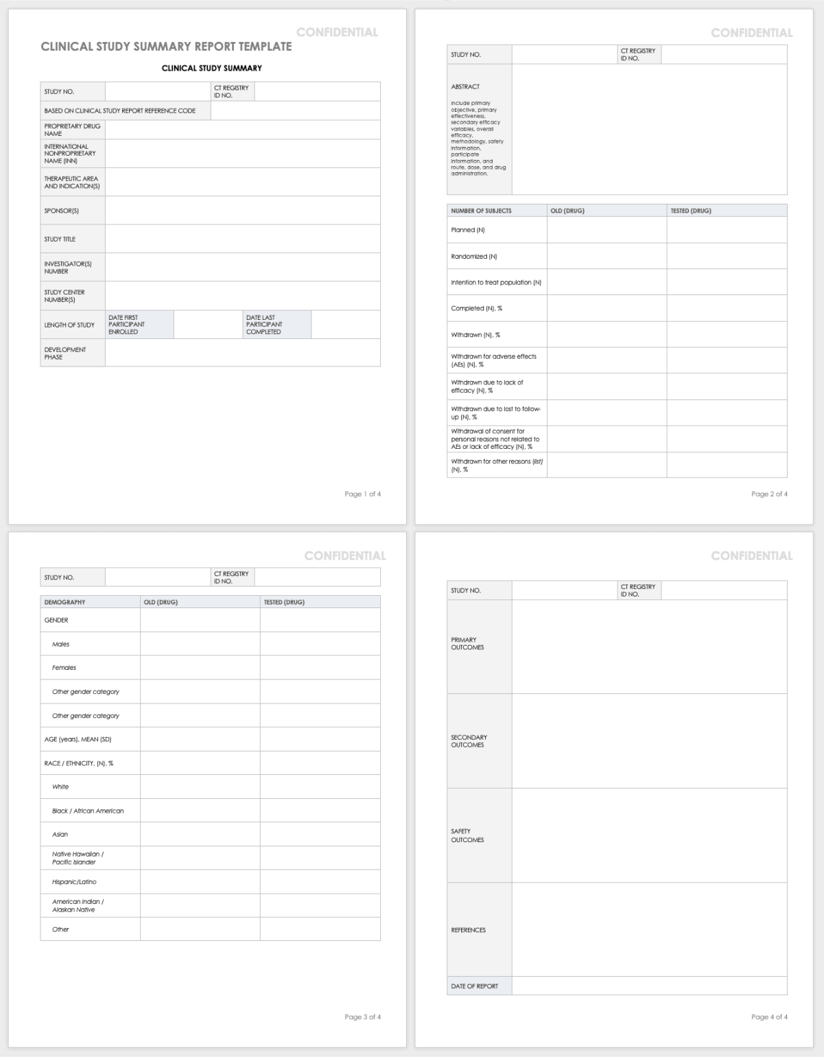 Free Clinical Trial Templates  Smartsheet