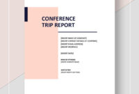 Conference Report Template: A Comprehensive Guide