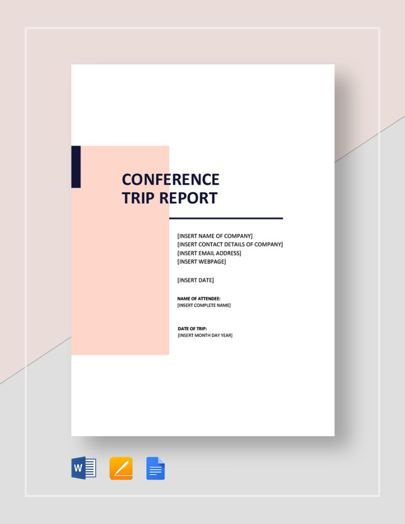 FREE Conference Report Templates - Download in Word, Google Docs