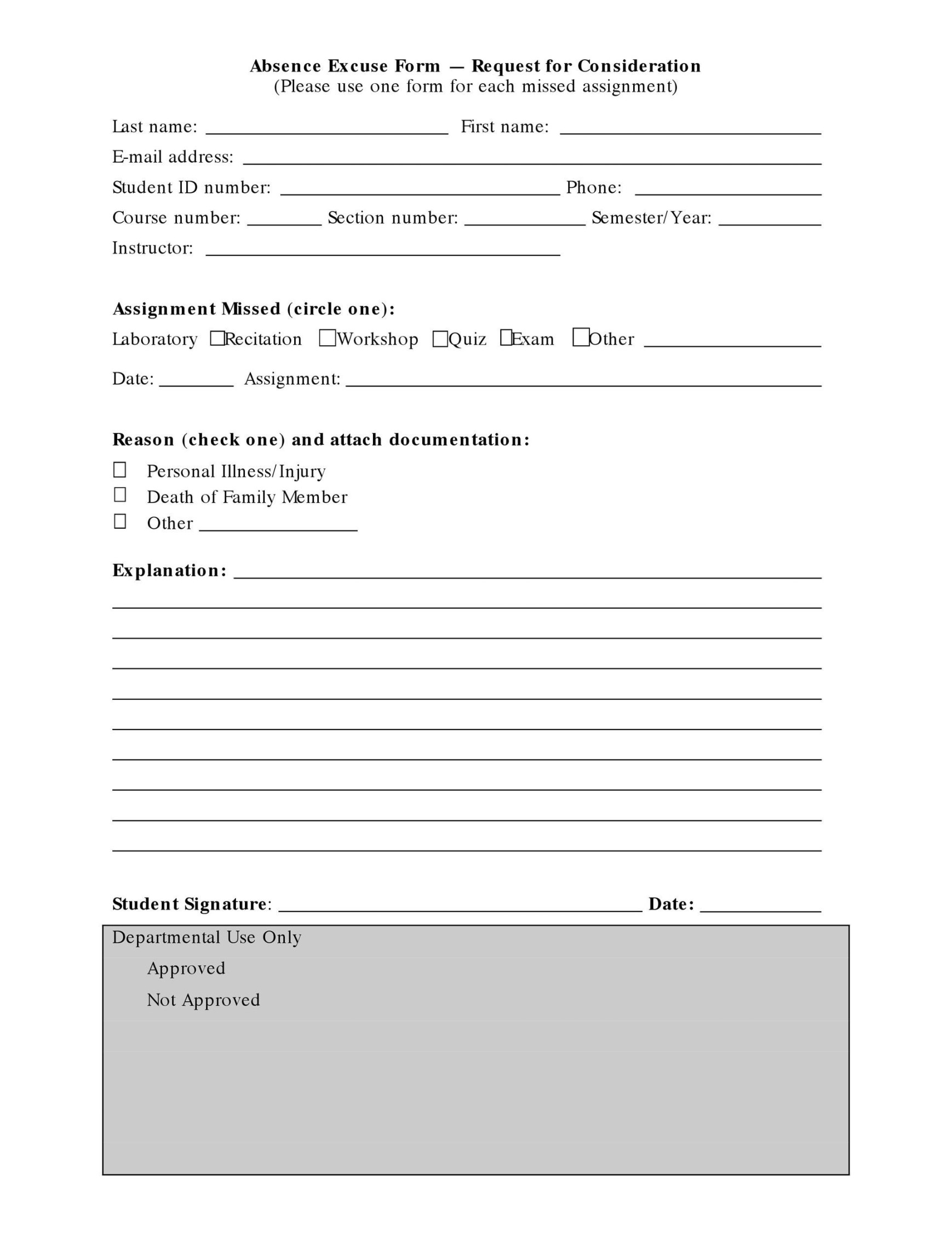 Free Doctor Note Templates [for Work or School]