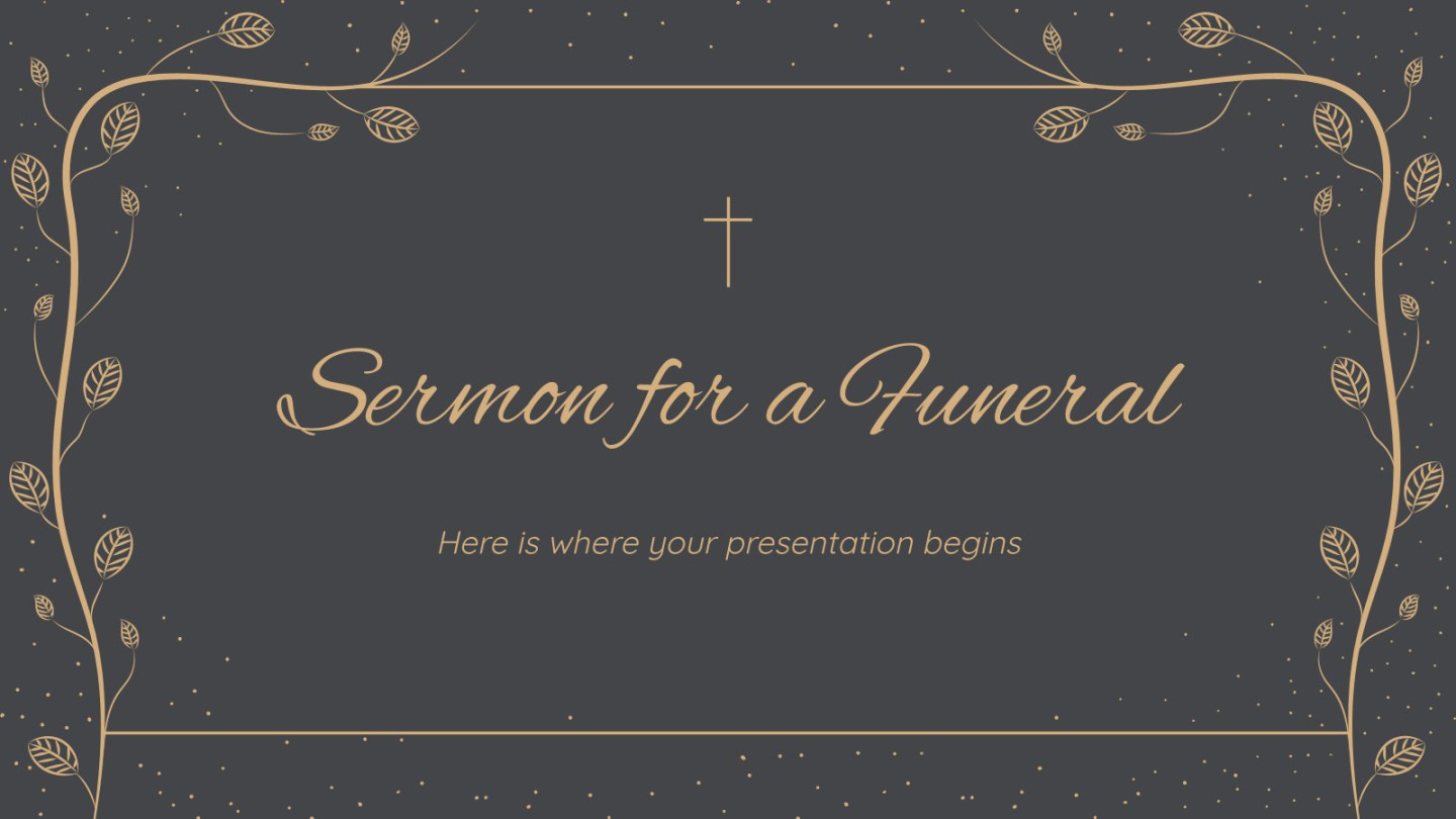 Free Google Slides & PowerPoint templates for funerals