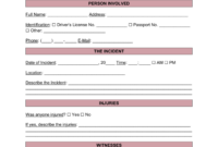 Comprehensive Police Report Template PDF