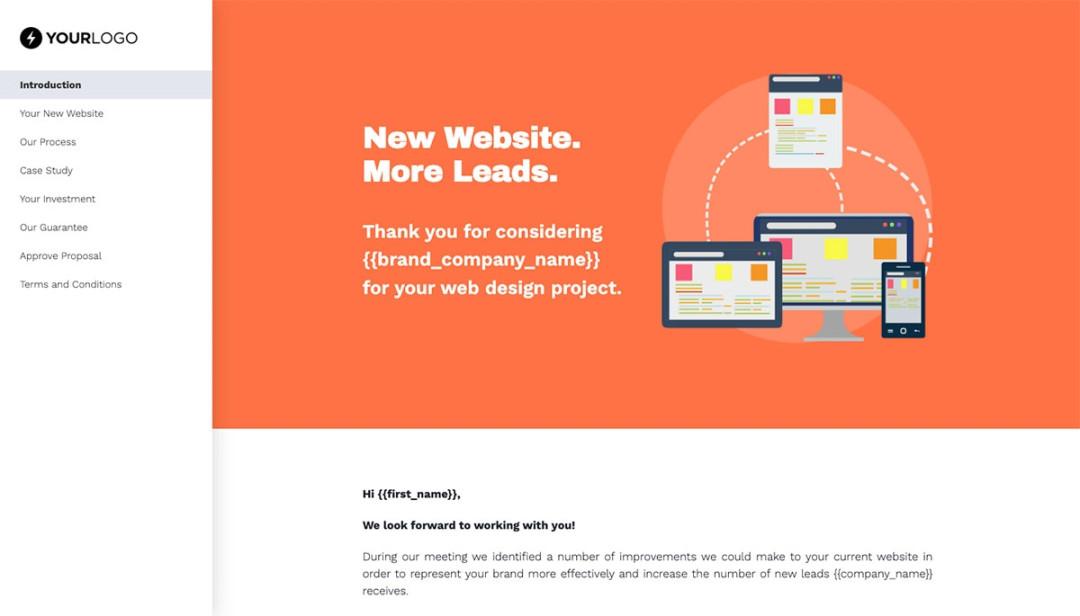 Free Website Design Proposal Templates - Better Proposal