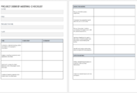 Debriefing Report Template