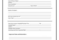 School Incident Report Template