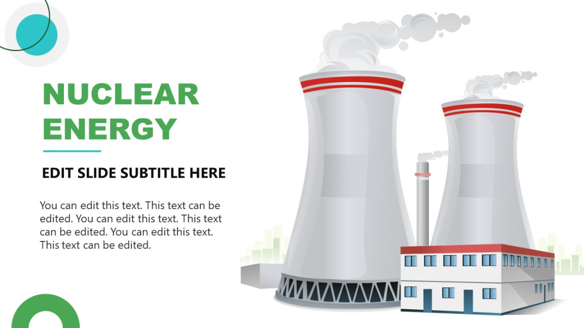 Nuclear Reactor Illustration PPT Slide - SlideModel