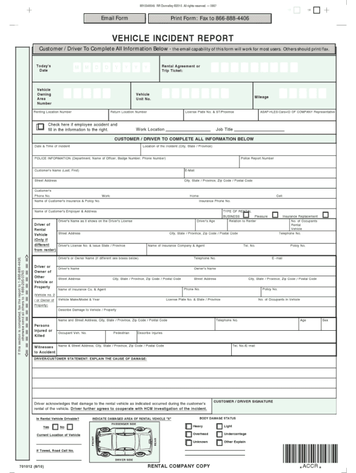 Police Report For Auto Accident - Fill Online, Printable, Fillable