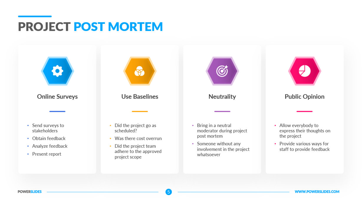 Project Post Mortem  Project Retrospective Templates