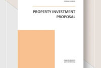 Real Estate Investment Proposal Template