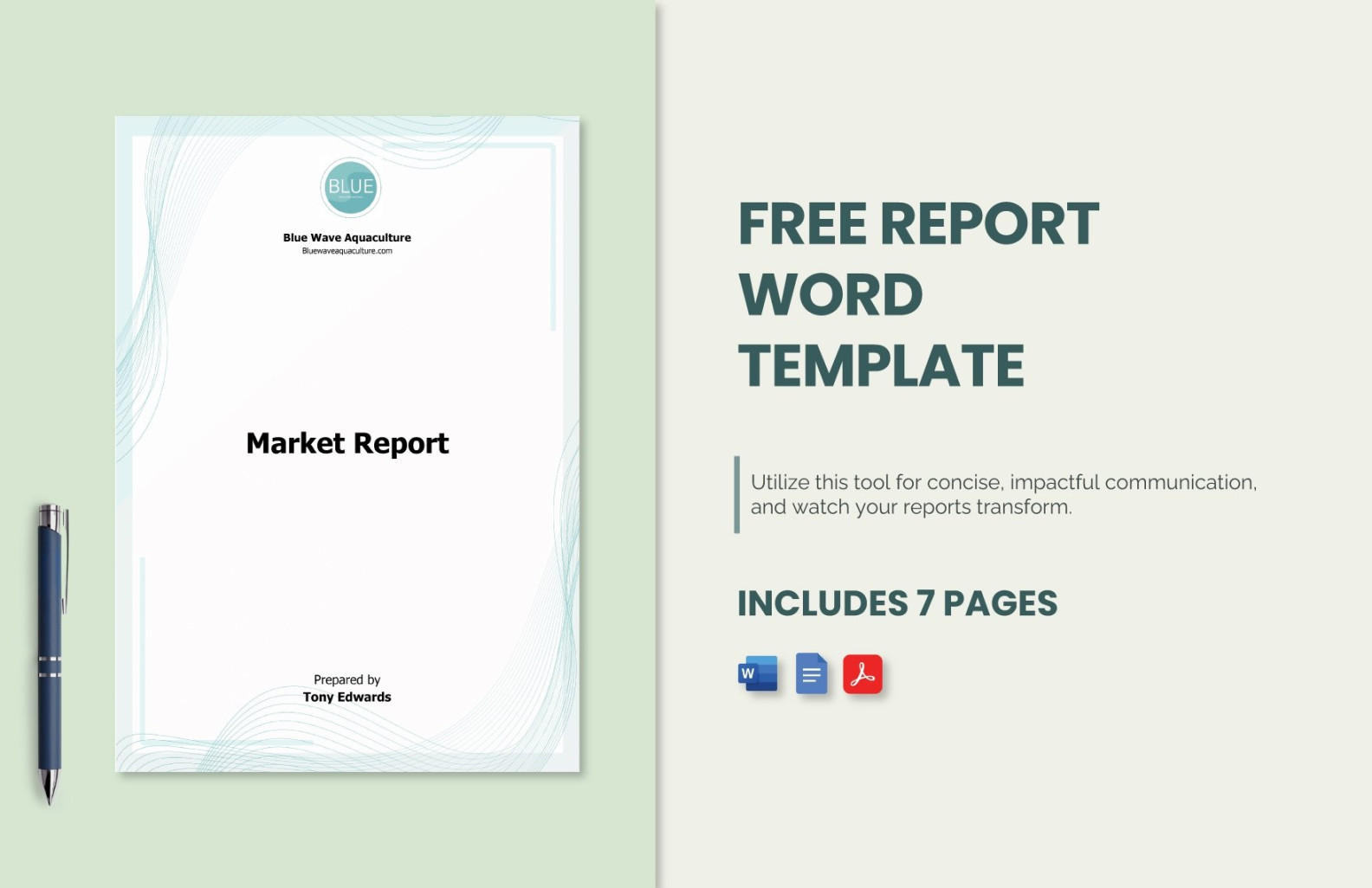 Report Templates in Word - FREE Download  Template