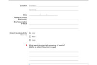 Root Cause Analysis Report Template