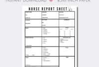 Comprehensive Nursing Handoff Report Template For Seamless Patient Care