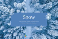 Snow-Themed Presentation Template