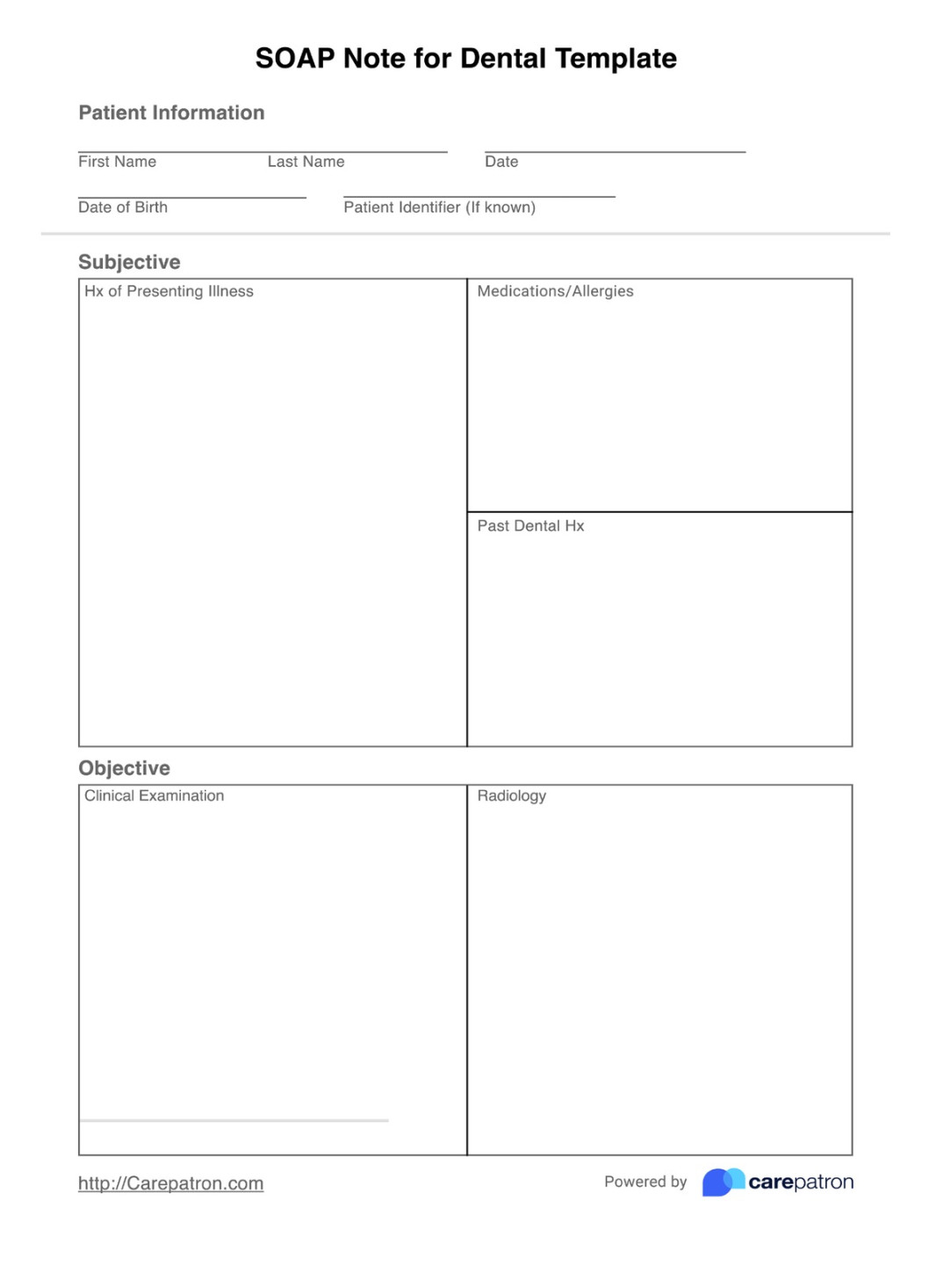 SOAP Notes for Dental Template & Example  Free PDF Download