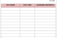 Template For A Comprehensive Summary Report