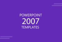 Free PowerPoint 2007 Templates For Professional Presentations