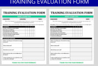 Comprehensive Training Feedback Report Template